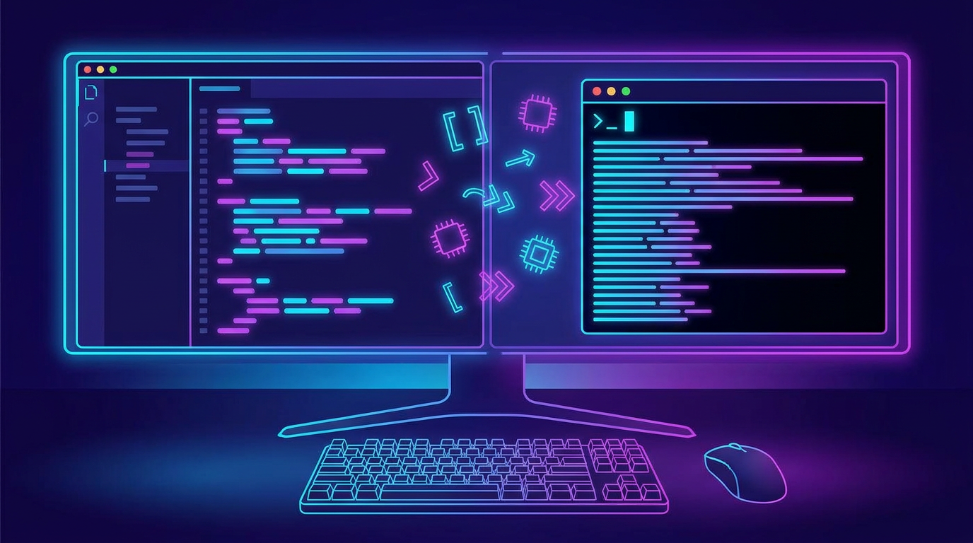 封面視覺錨點 - Cursor + Claude Code 雙工具工作流示意