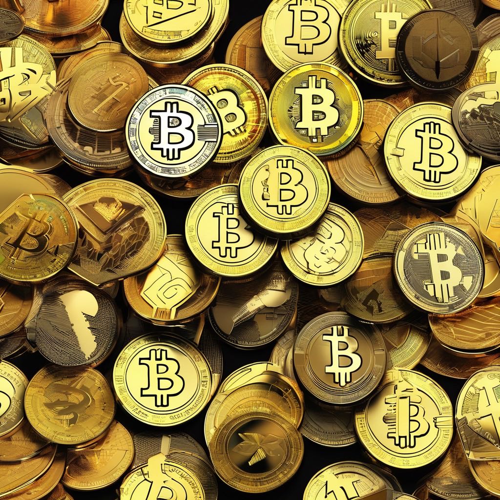 加密貨幣硬幣堆疊