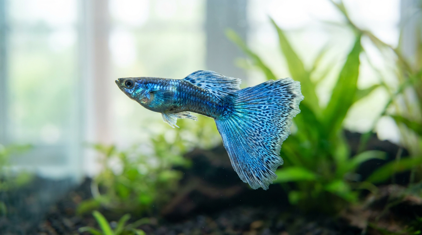 藍草孔雀魚基因全攻略:如何配出超夢幻藍尾品系