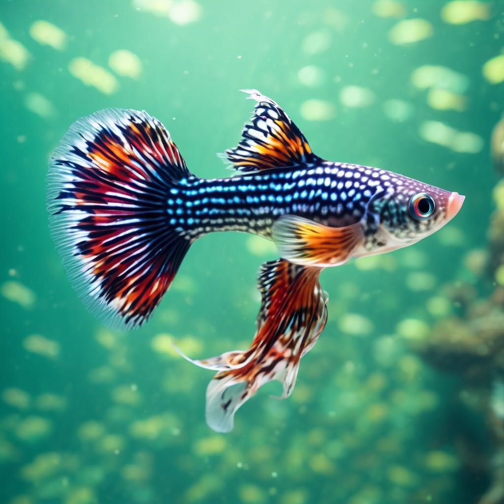 孔雀魚遺傳學實驗概念圖