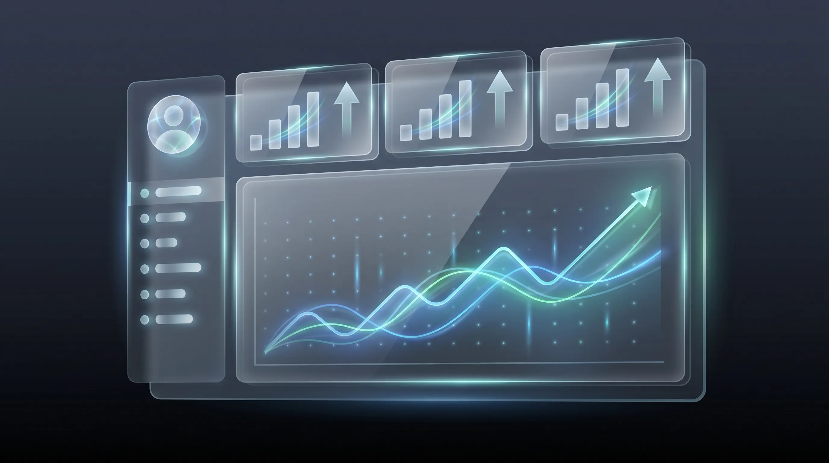 步驟 8 視覺錨點 - 7 個關鍵指標 dashboard mockup